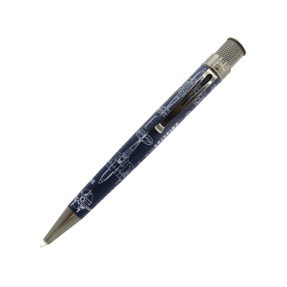 Retro 51 Tornado Imperial War Museum Rollerball Pen - Spitfire Blueprint - Pen Boutique Ltd