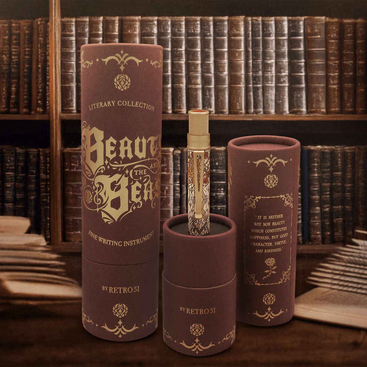 Retro 51 Tornado Rollerball Pen - Beauty and The Beast (Literary Collection) - Pen Boutique Ltd