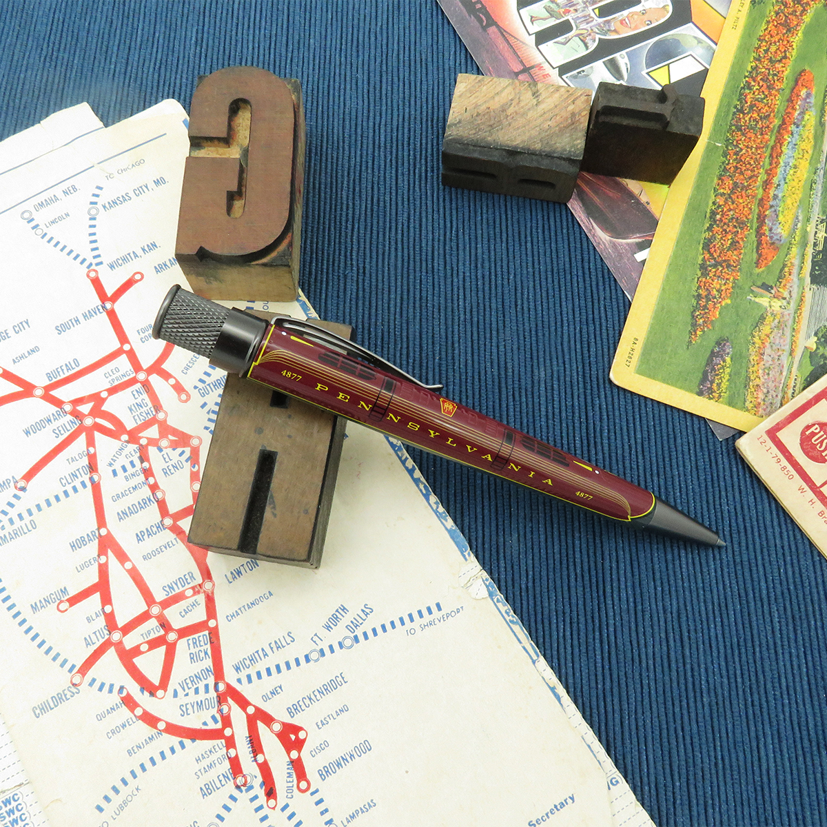 Retro 51 Tornado Rollerball Pen - Lionel Trains Pennsylvania - Pen Boutique Ltd