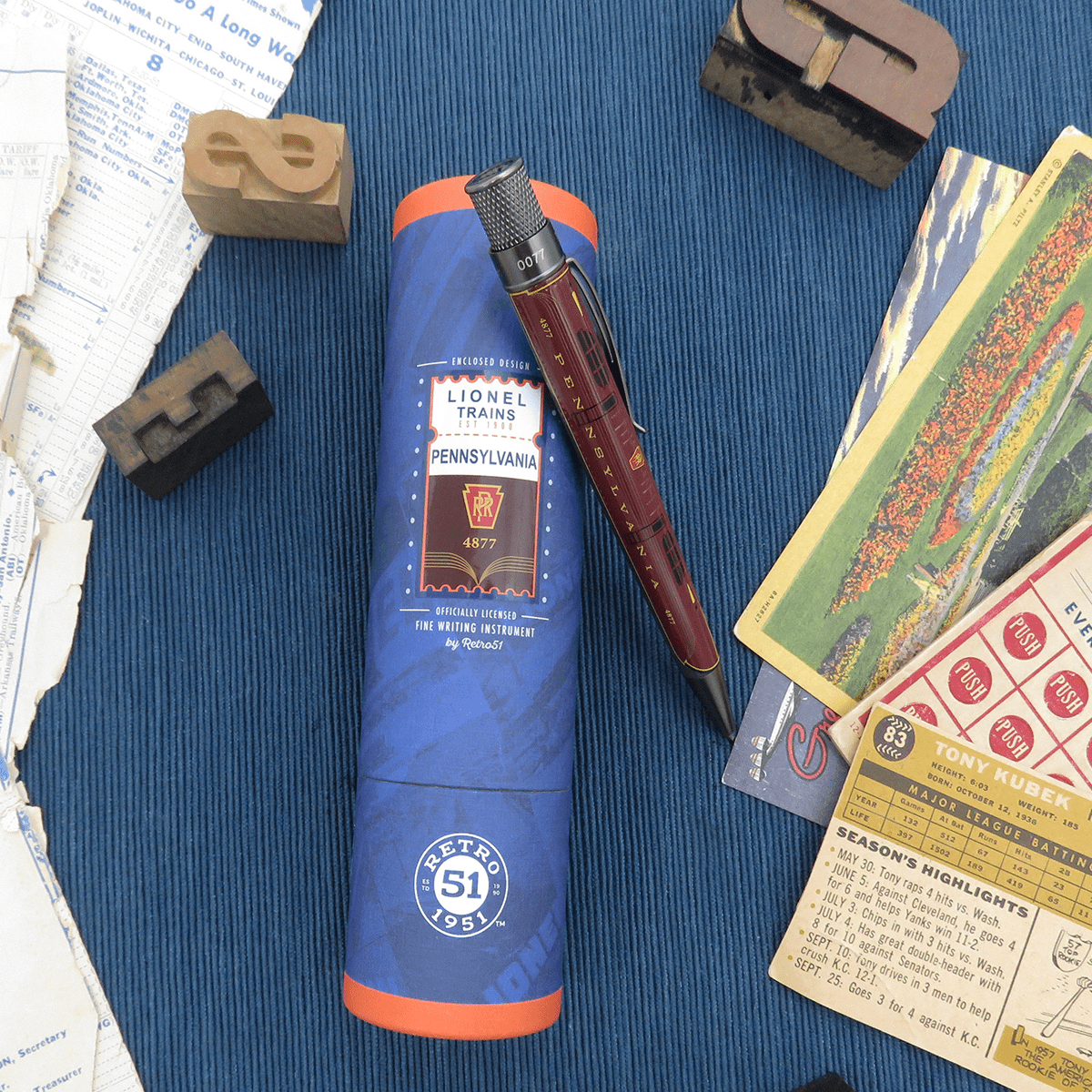 Retro 51 Tornado Rollerball Pen - Lionel Trains Pennsylvania - Pen Boutique Ltd