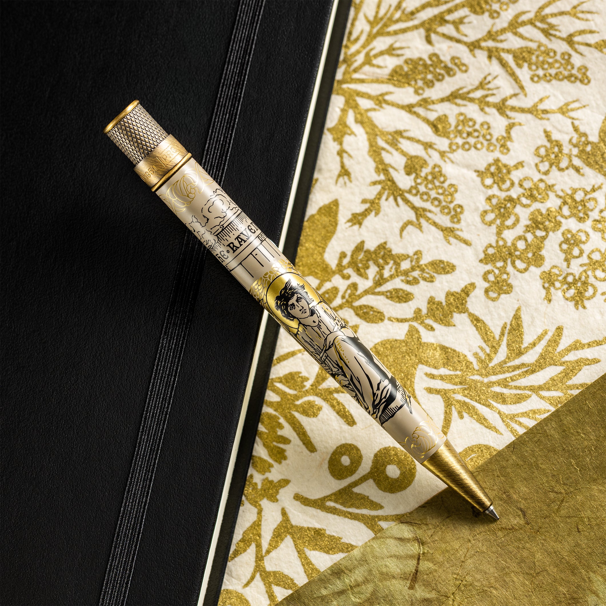 Retro 51 Tornado Rollerball Pen – Raven V (Pen Boutique Exclusive)-Pen Boutique Ltd