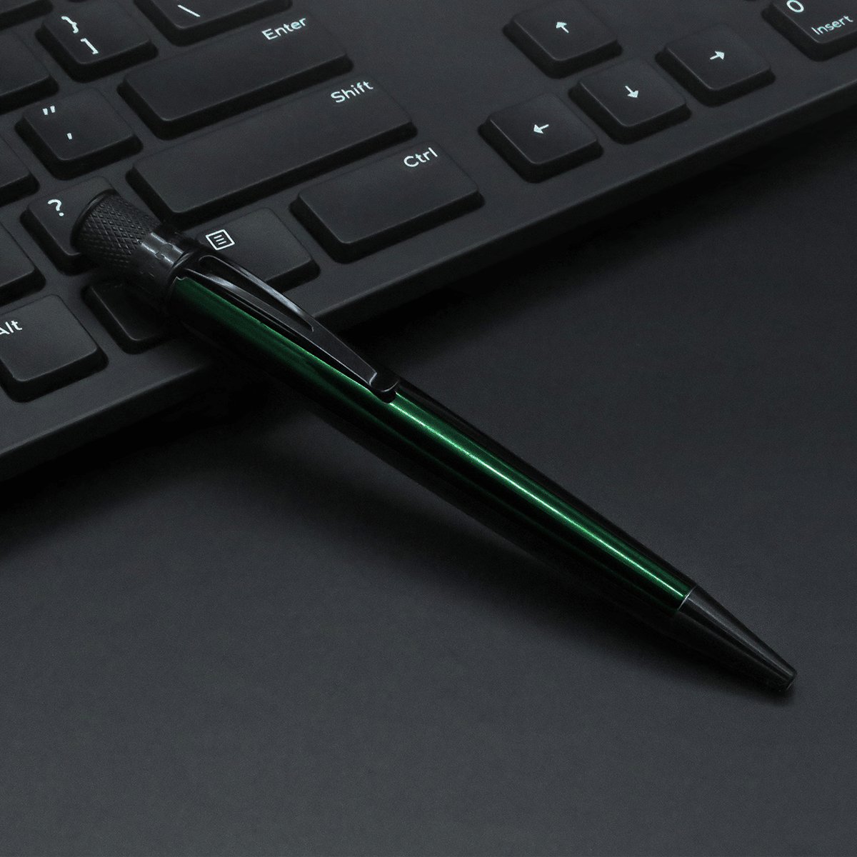 Retro 51 Tornado Stealth Lacquers Rollerball Pen - Emerald Green - Pen Boutique Ltd