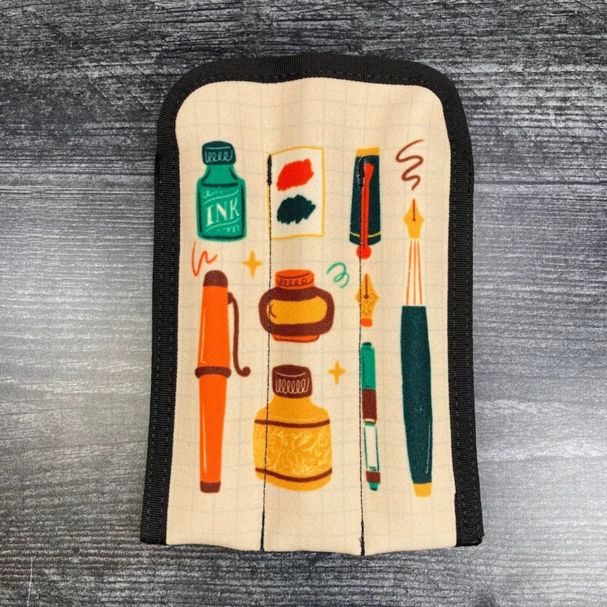 Rickshaw 3 Pen Coozy Pen Case - Doin' All Write - Long - Pen Boutique Ltd