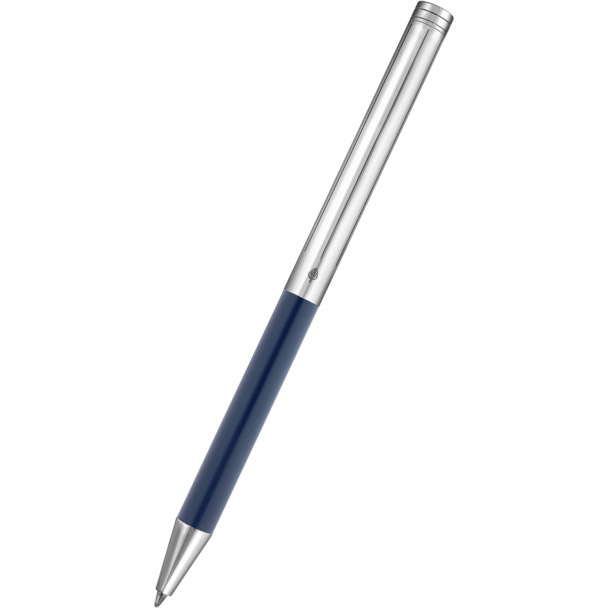 S T Dupont Classique Ballpoint Pen - Blue - Pen Boutique Ltd