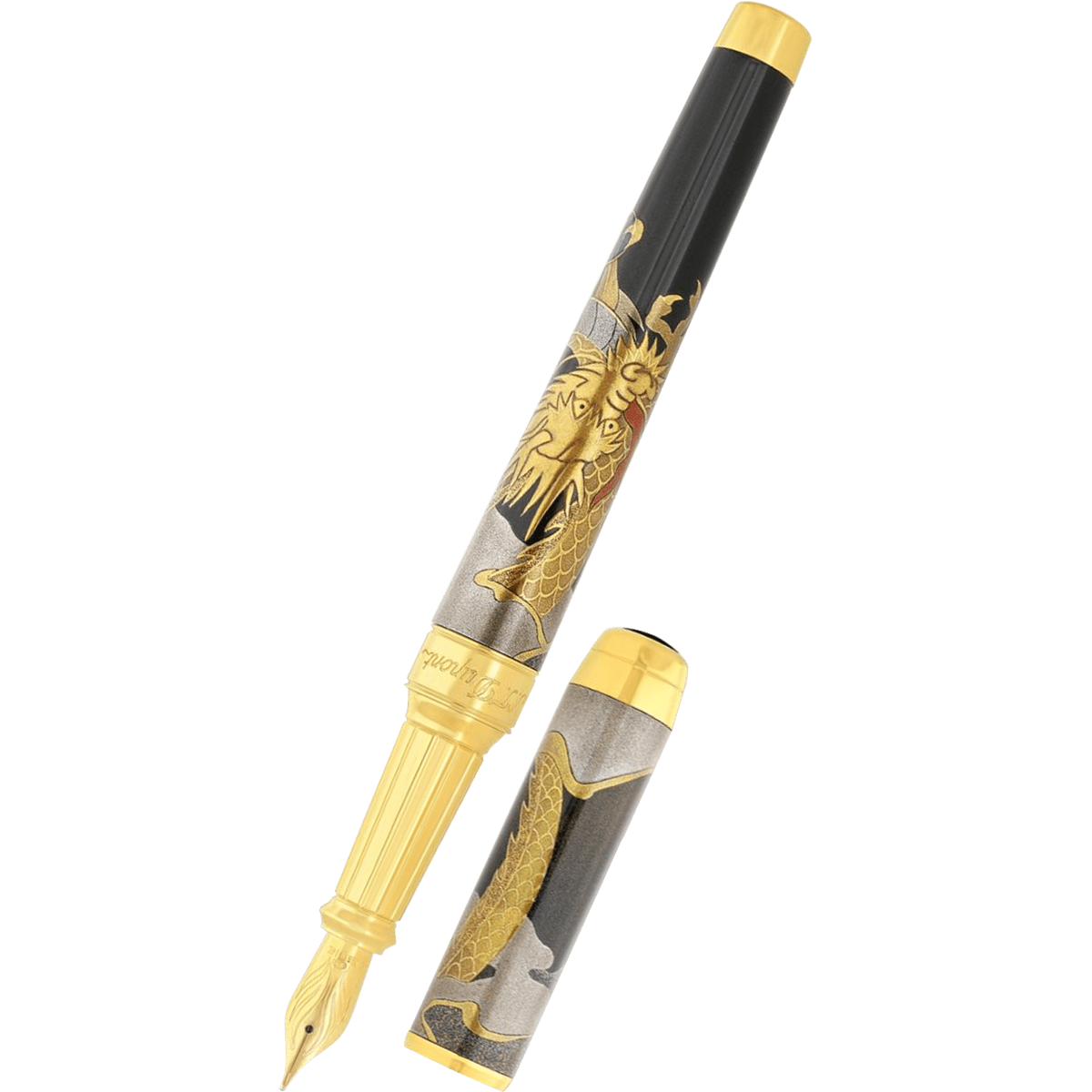 S T Dupont Line D Eternity XL Fountain Pen - Maki - E Dragon - Pen Boutique Ltd