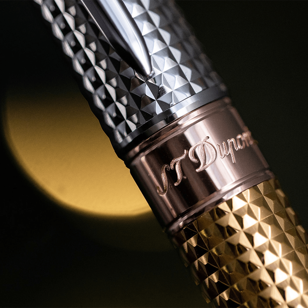 S T Dupont Line D Fountain Pen - Eternity Golden Hour - Pen Boutique Ltd
