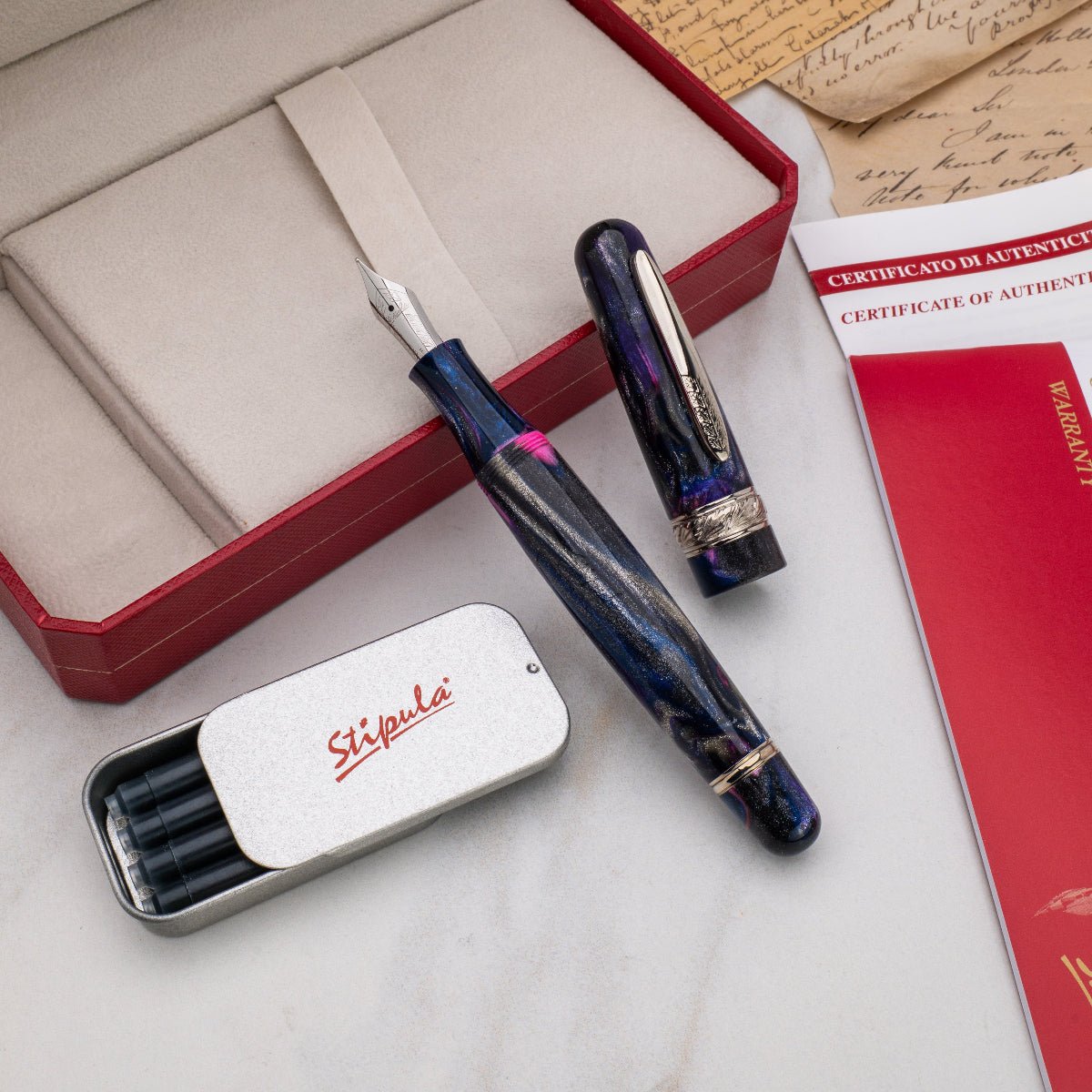 Stipula Etruria Fountain Pen - Chesapeake Sunset (Limited Edition 88) - Pen Boutique Ltd