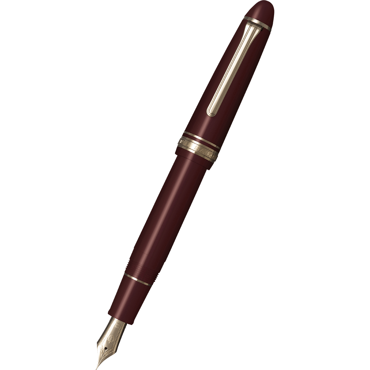 Sailor 1911L Fountain Pen - Red - 14K Gold Trim - Pen Boutique Ltd