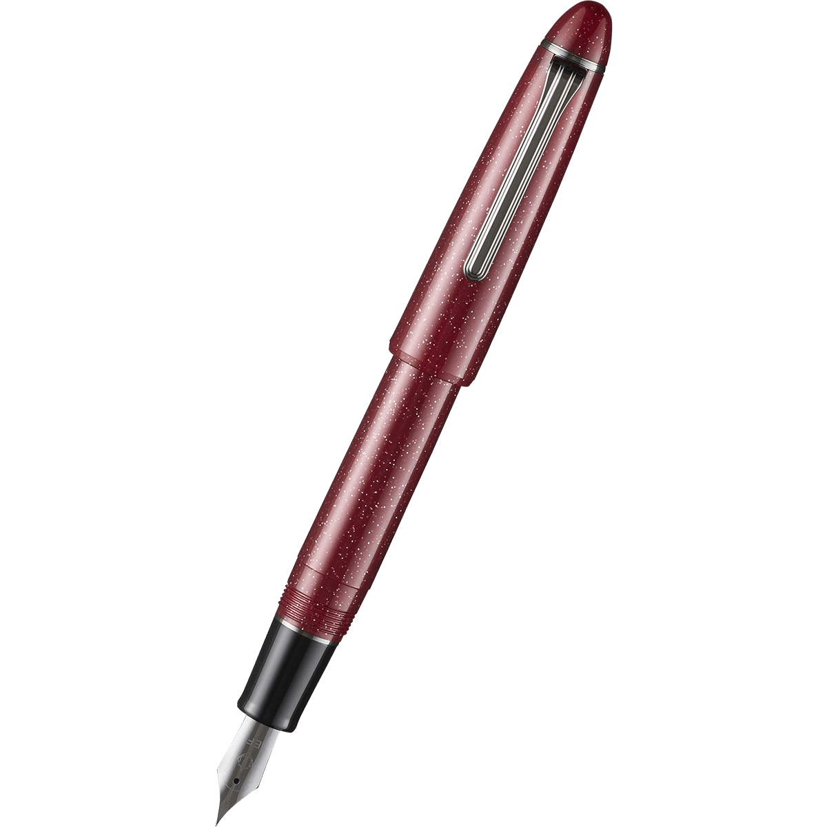 Sailor 1911L Fountain Pen - Supernova Crimson - Casual L Galaxy Series Black IP - Pen Boutique Ltd