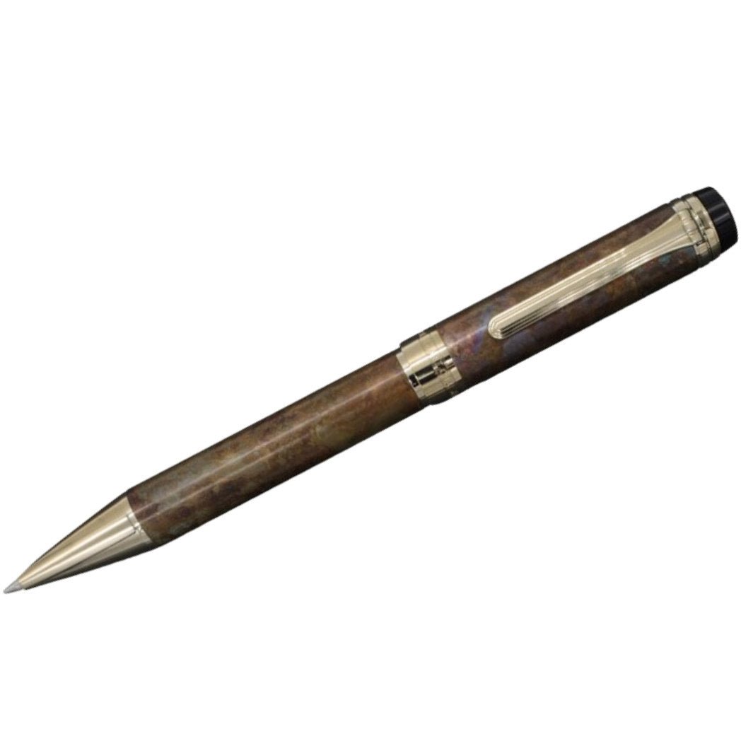 Sailor Cylint Patina Ballpoint Pen - Brown Patina Hanmon - Kujiyau - Pen Boutique Ltd