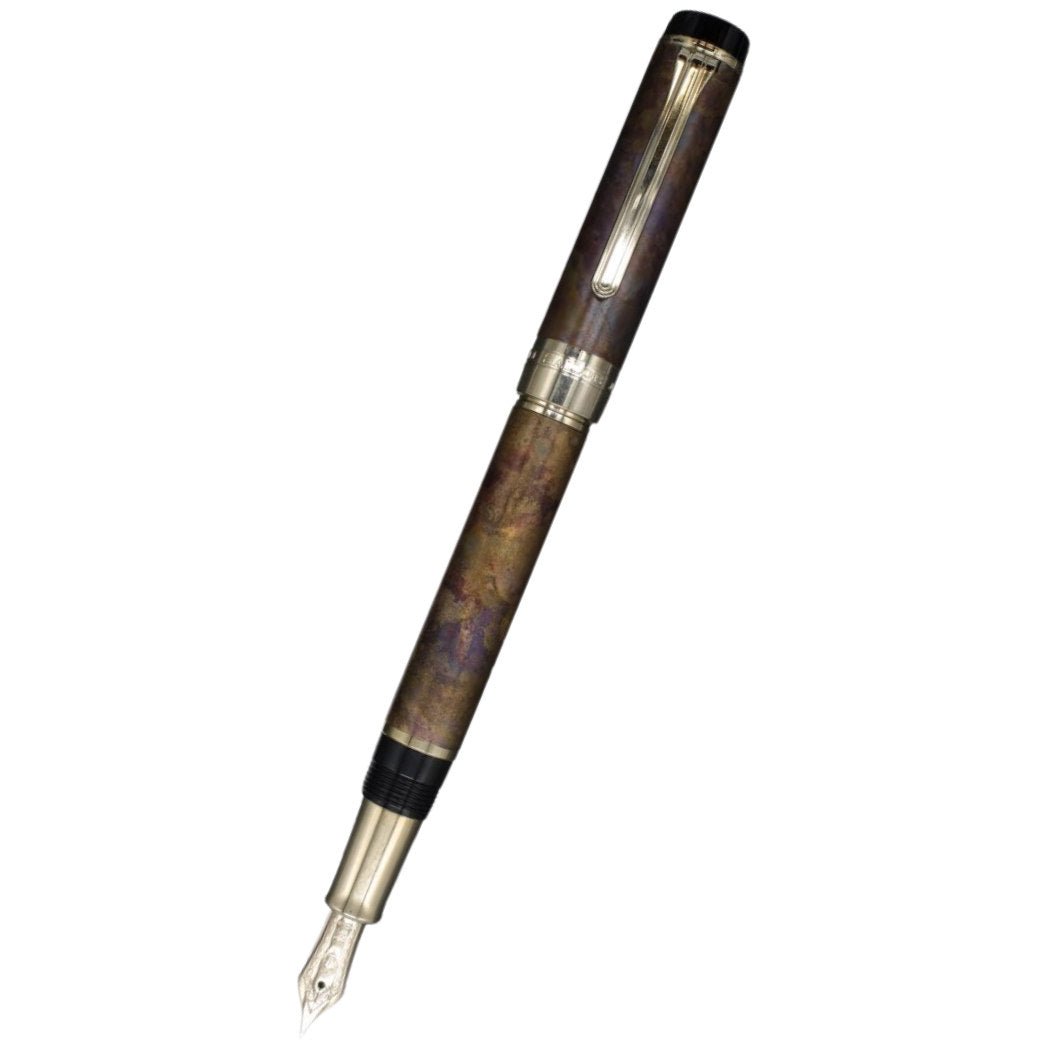 Sailor Cylint Patina Fountain Pen - Brown Patina Hanmon - Kujiyau - 21K - Pen Boutique Ltd