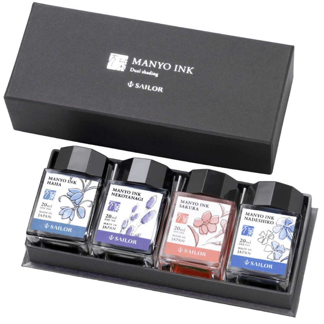 Sailor Manyo Ink Bottle - 1 Set - 20ml - Pen Boutique Ltd