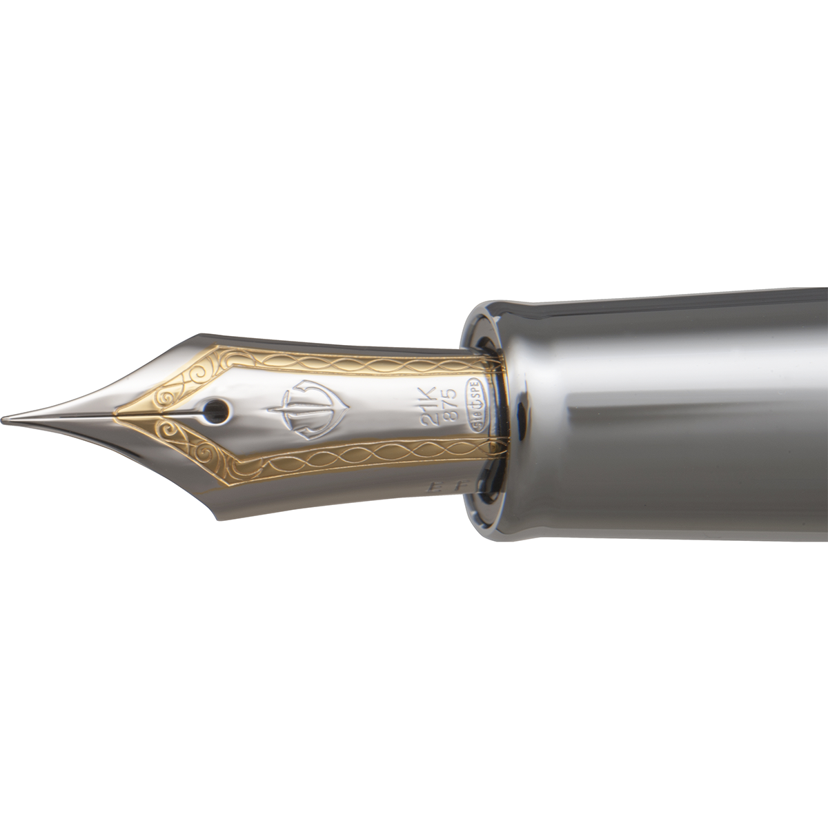 Sailor Professional Gear Fountain Pen - Anchor - Blue Dawn - 21K Nib (Silver Trim)-Pen Boutique Ltd