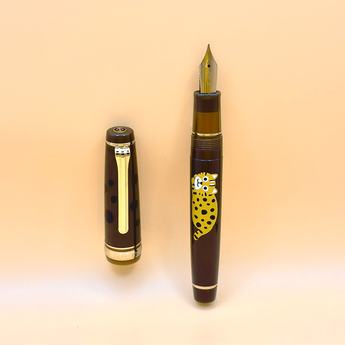 Sailor Professional Gear Standard Fountain Pen - Limited Edition - Iriomote Cat F3 (Overseas Exclusive) - Pen Boutique Ltd