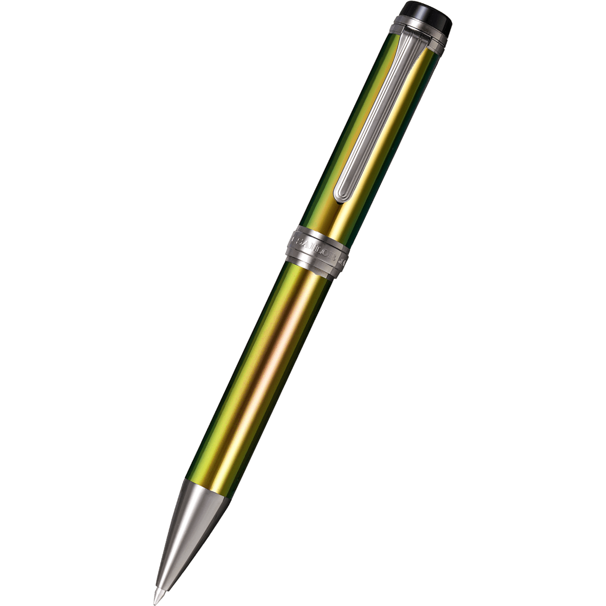 Sailor Cylint Ballpoint Pen - Golden Yellow Green Scarab - Black Ion Trim - Pen Boutique Ltd