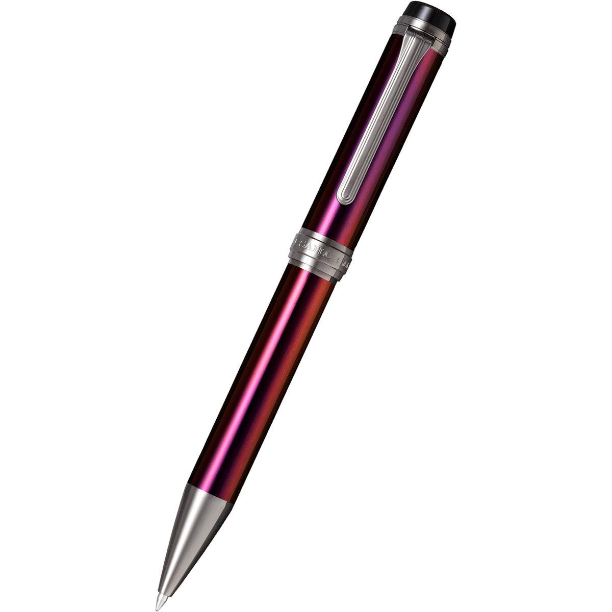Sailor Cylint Ballpoint Pen - Red Lantana - Black Ion Trim - Pen Boutique Ltd