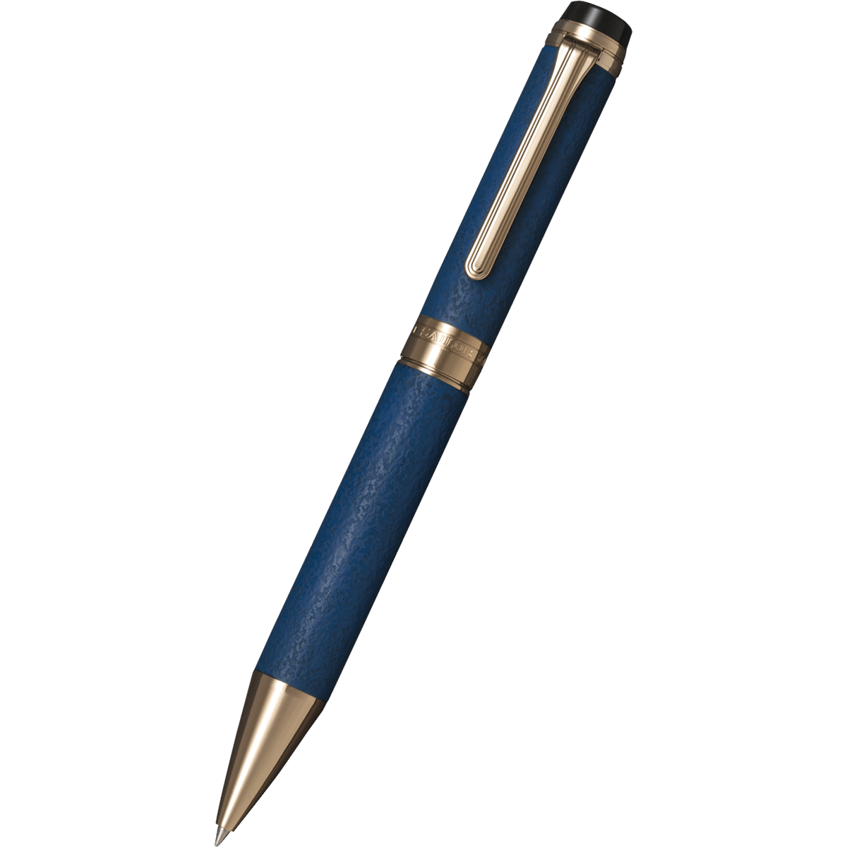 Sailor Cylint Ballpoint Pen - Niigata Shikki Lapis Lazuli Blue - Gold IP - Pen Boutique Ltd