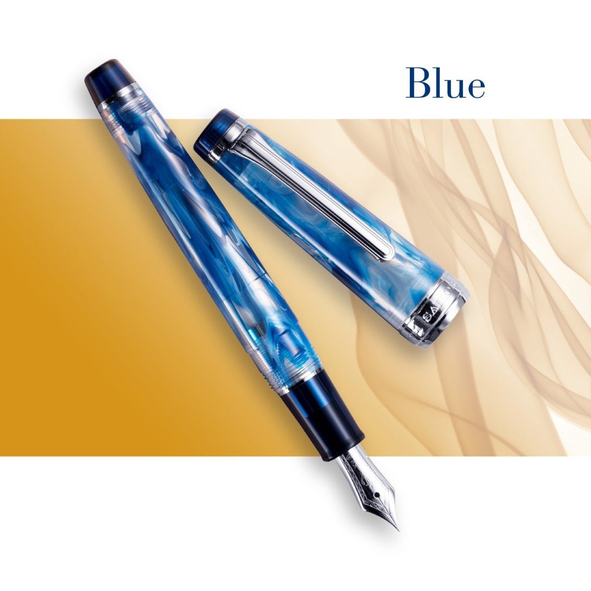 Sailor Professional Gear Fountain Pen - Veilio Blue - 3rd Edition (Bespoke Dealer Exclusive) - Pen Boutique Ltd