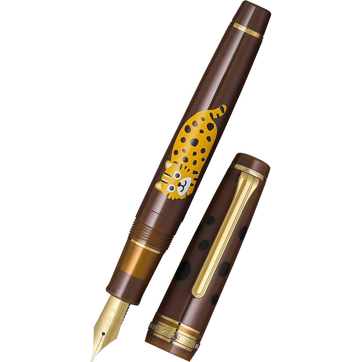 Sailor Professional Gear Standard Fountain Pen - Limited Edition - Iriomote Cat F3 (Overseas Exclusive) - Pen Boutique Ltd