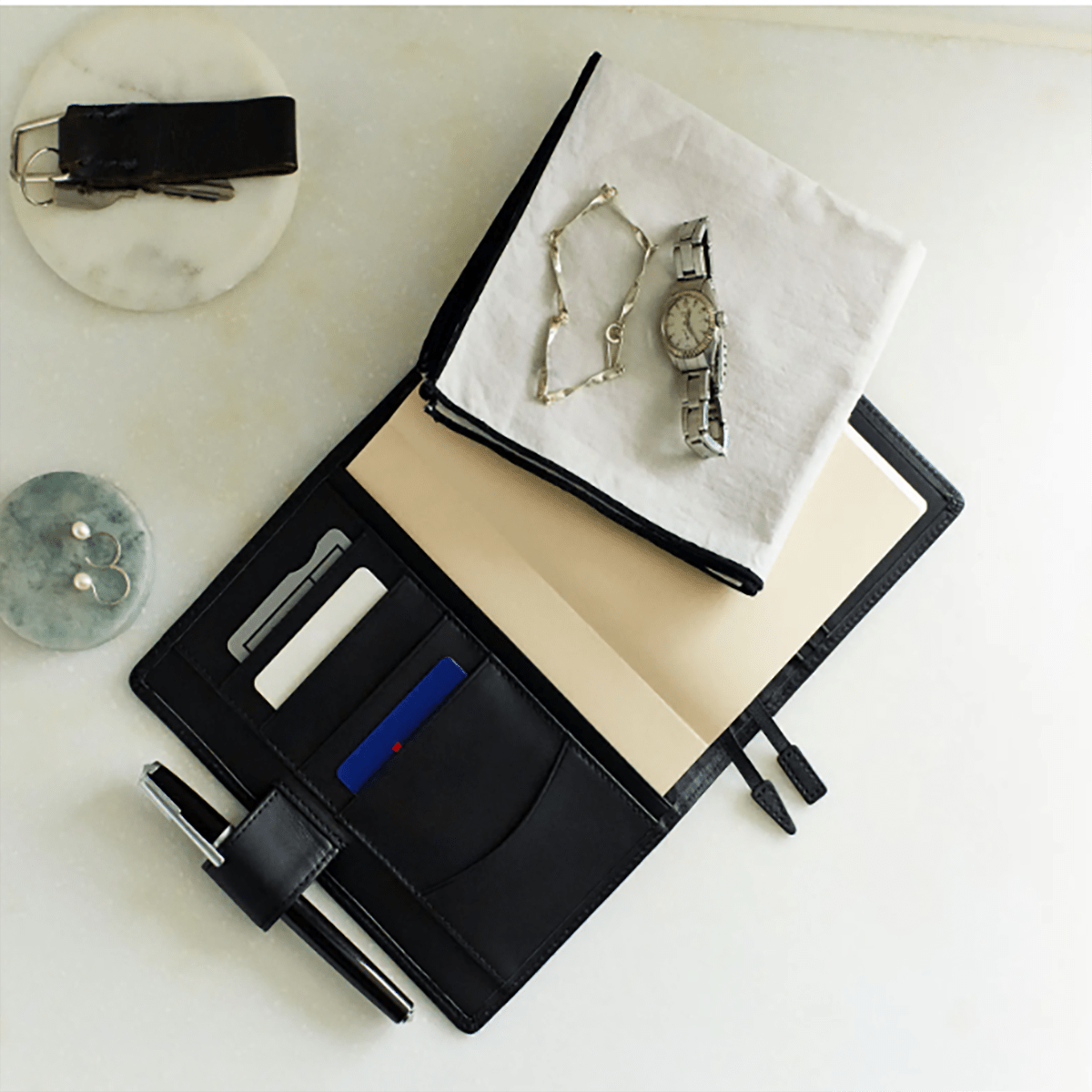Hobonichi 2027 English Cover - Leather: TS Basic - Black - A6 - Pen Boutique Ltd