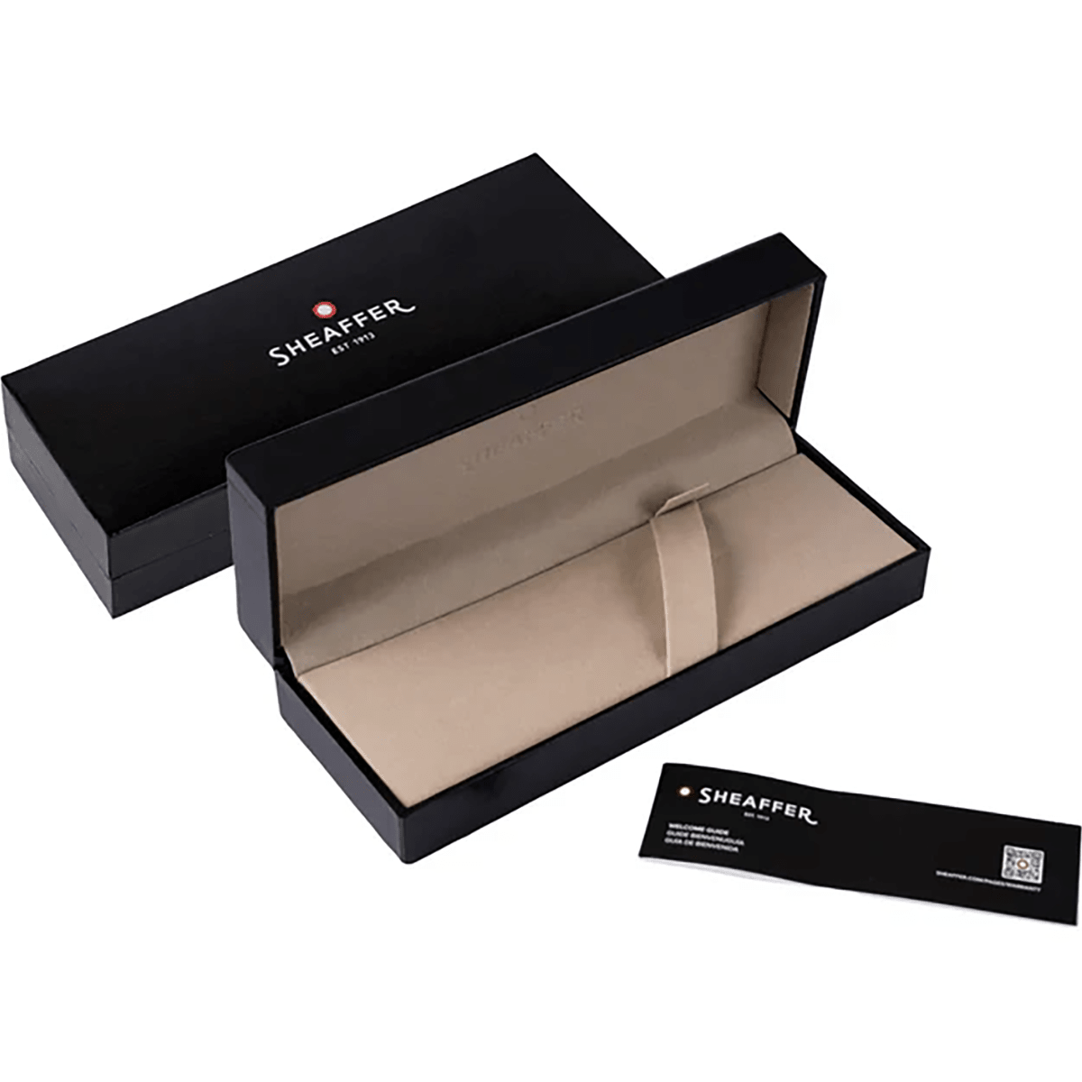 Sheaffer 300 Ballpoint Pen - 9312 Glossy Black - Chrome Trim - Pen Boutique Ltd