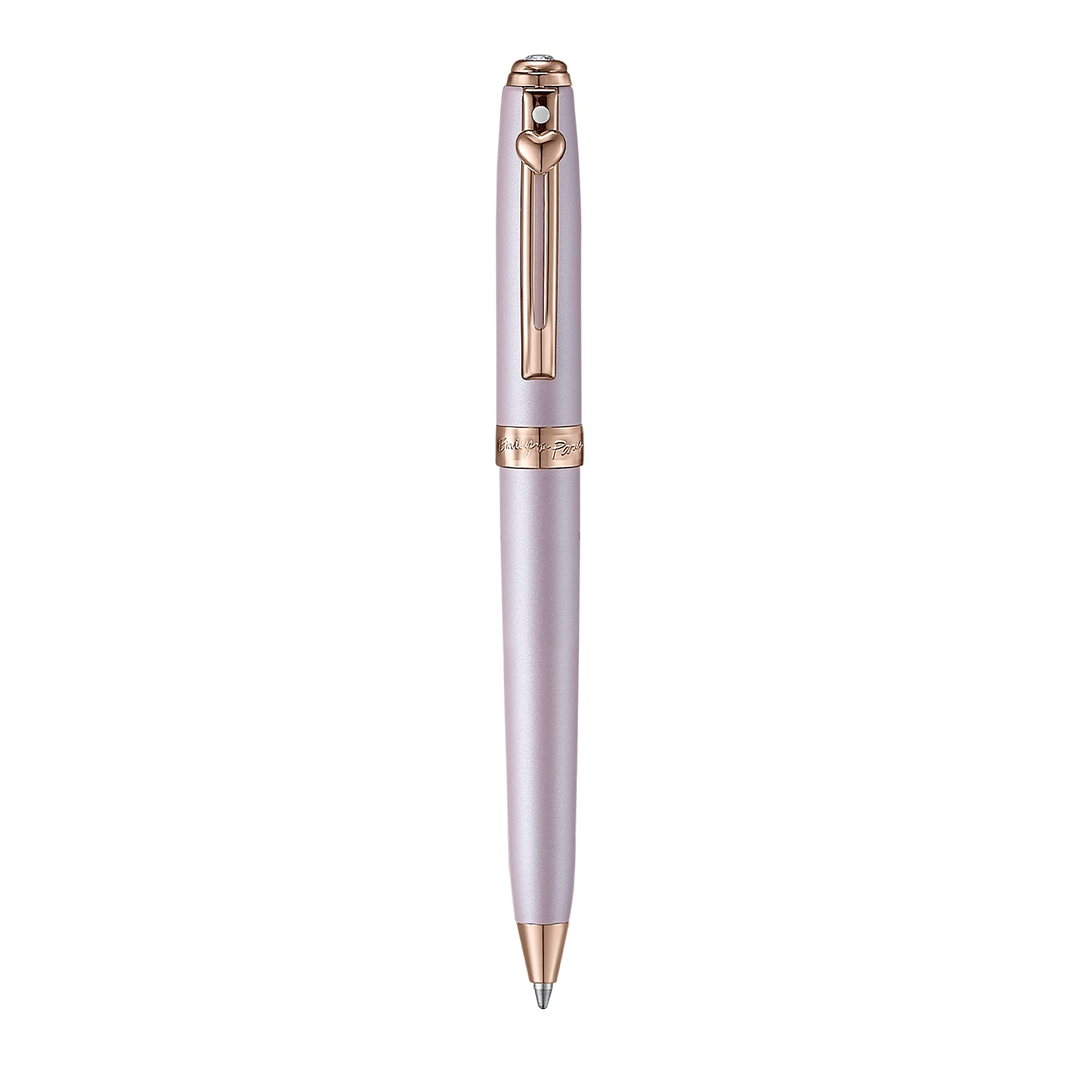 Sheaffer Prelude x Emily in Paris Mini Ballpoint Pen with Swarovski Crystal - Pastel Pink - Pen Boutique Ltd