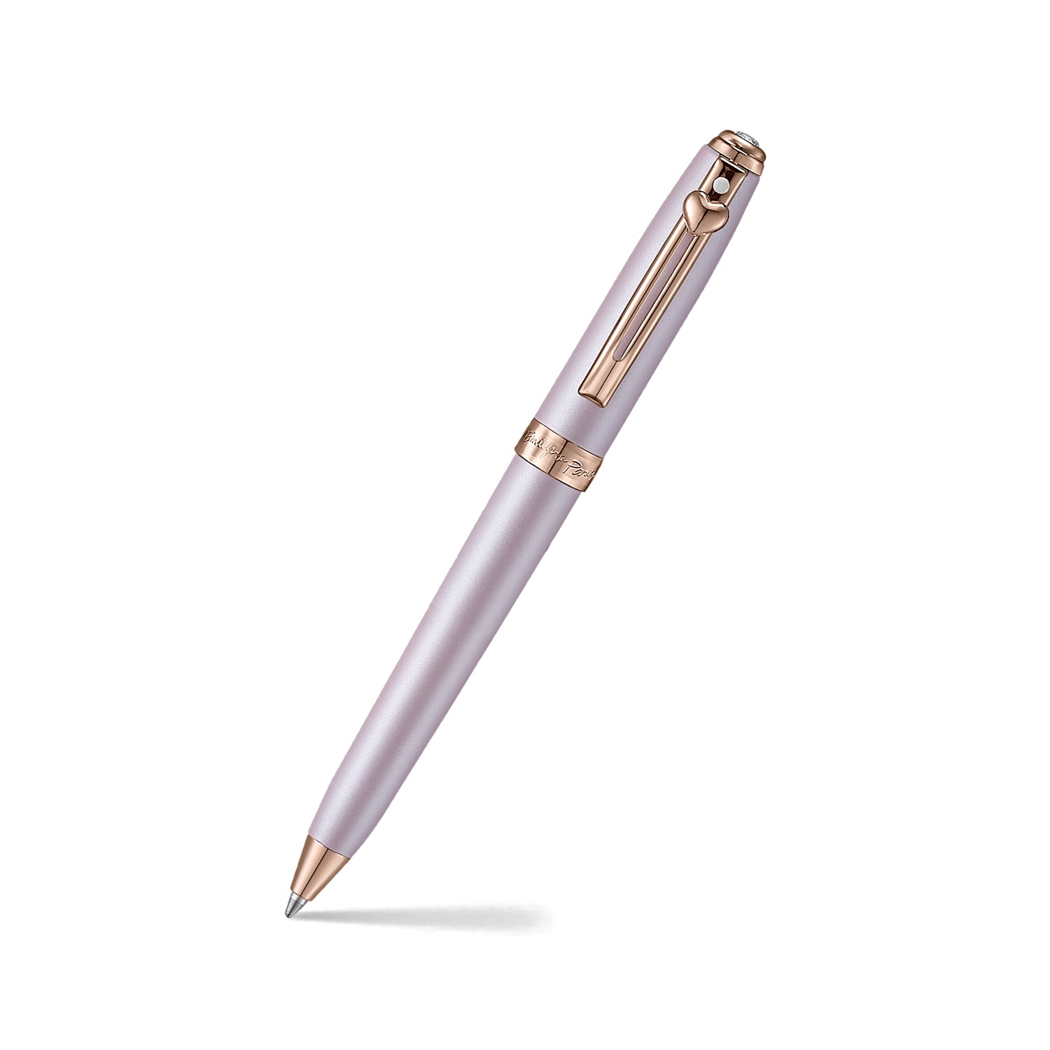 Sheaffer Prelude x Emily in Paris Mini Ballpoint Pen with Swarovski Crystal - Pastel Pink - Pen Boutique Ltd