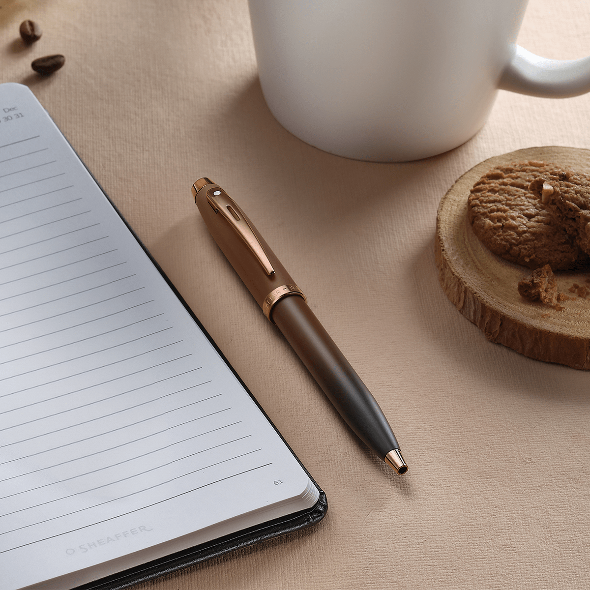 Sheaffer 100 Ballpoint Pen - Coffee Edition - Pen Boutique Ltd