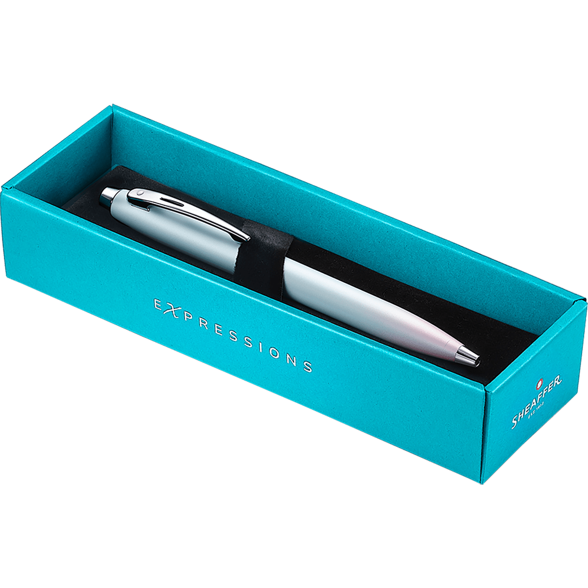 Sheaffer 100 Ballpoint Pen - Expressions Blue Pink - Pen Boutique Ltd