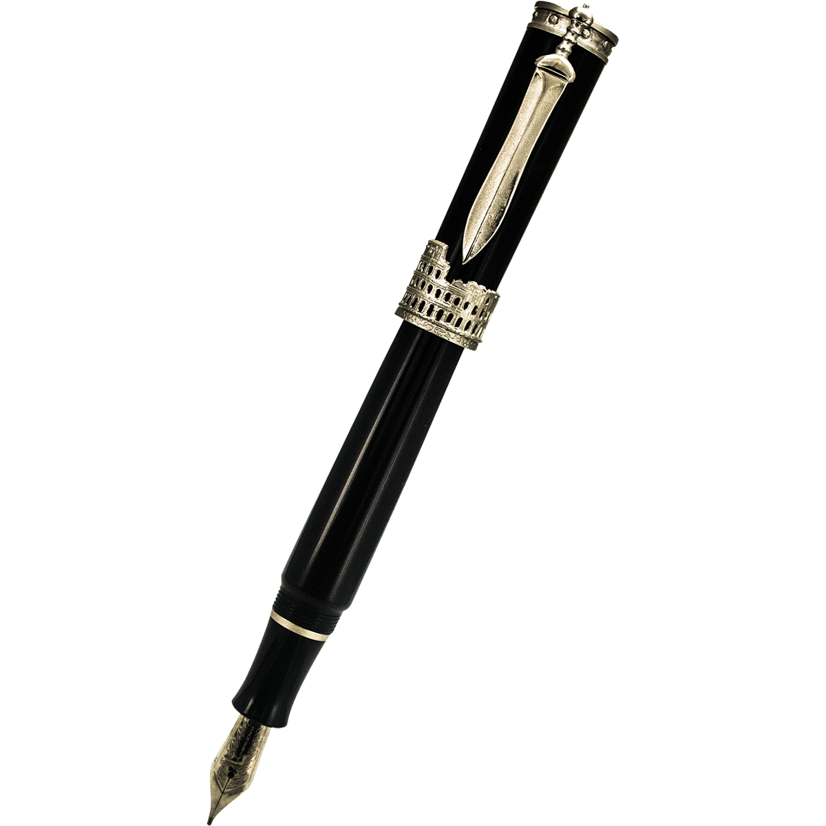 Stipula Gladiator Fountain Pen - Black-Pen Boutique Ltd