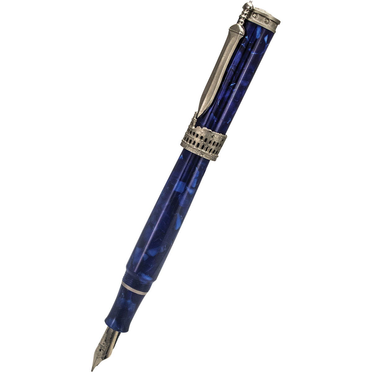 Stipula Gladiator Fountain Pen - Cuma Blue-Pen Boutique Ltd