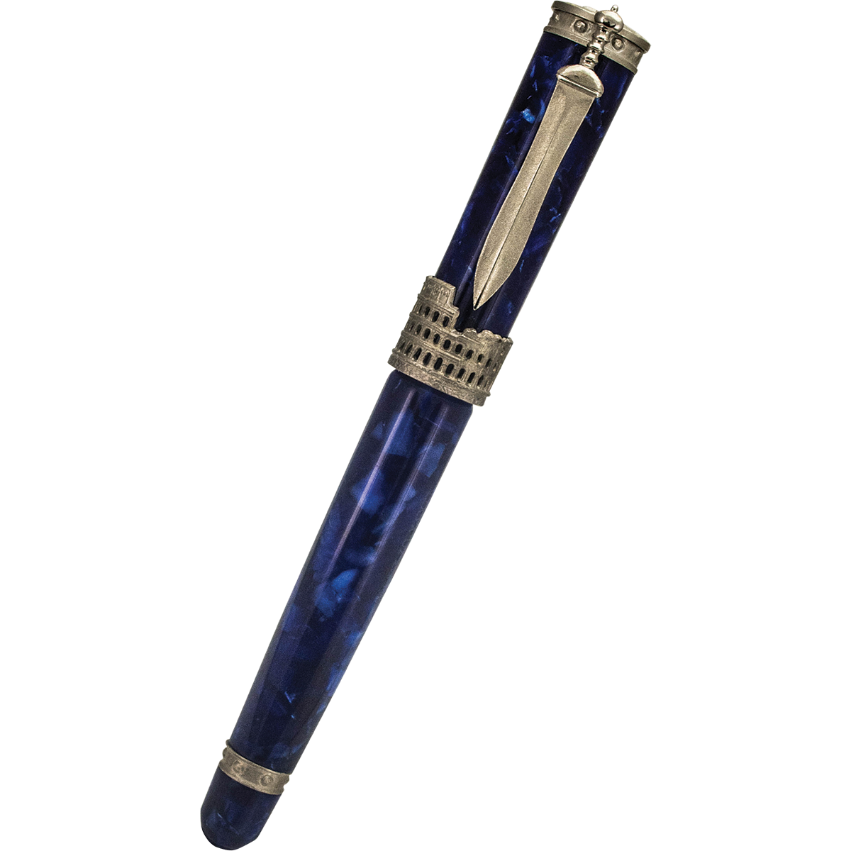 Stipula Gladiator Fountain Pen - Cuma Blue-Pen Boutique Ltd