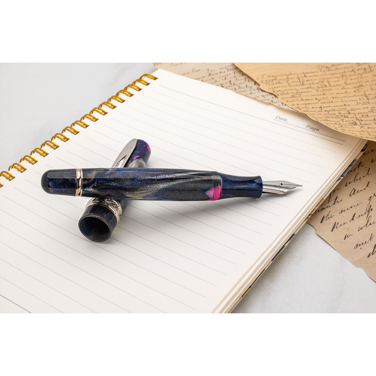 Stipula Etruria Fountain Pen - Chesapeake Sunset (Limited Edition 88) - Pen Boutique Ltd