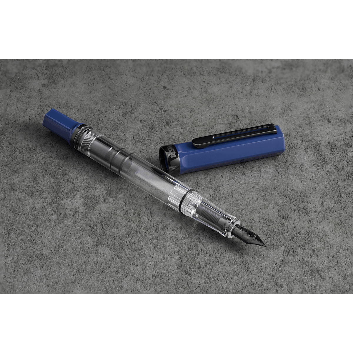 TWSBI Eco Fountain Pen - Slate Blue with Onyx - Pen Boutique Ltd