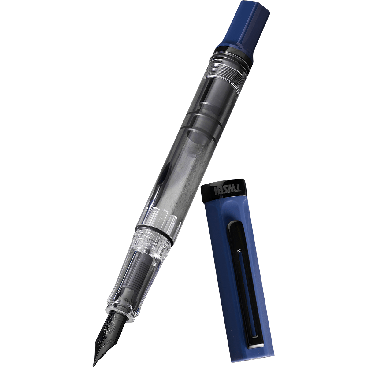 TWSBI Eco Fountain Pen - Slate Blue with Onyx - Pen Boutique Ltd