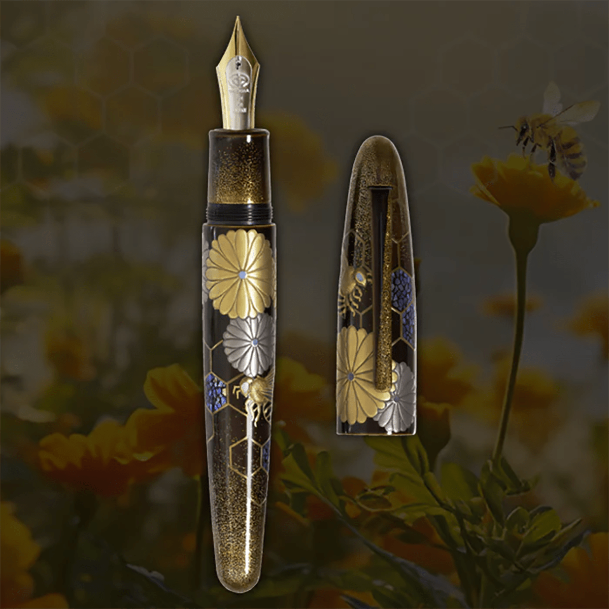 Taccia Empress Fountain Pen - Imperial Honeybee (Limited Edition) - Pen Boutique Ltd