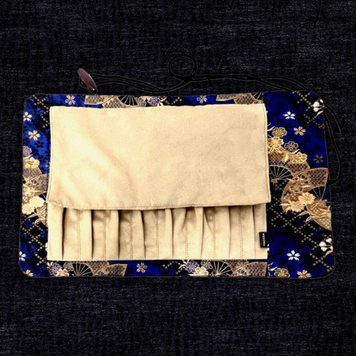 Taccia Kimono Pen Roll - Midnight Sakura - 8 Slot - Large - Pen Boutique Ltd