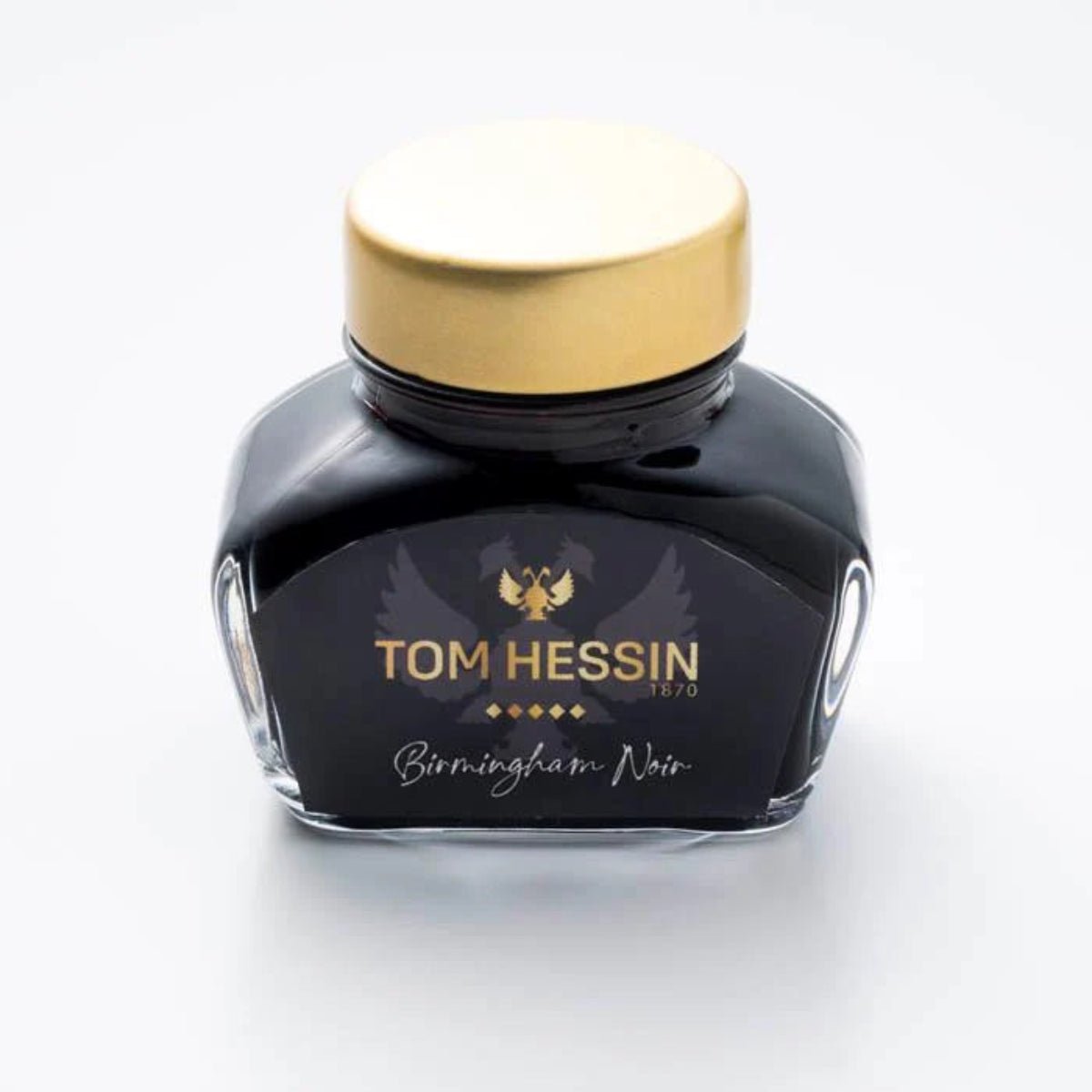 Tom Hessin Ink Bottle – Birmingham Noir Black - 30ml - Pen Boutique Ltd