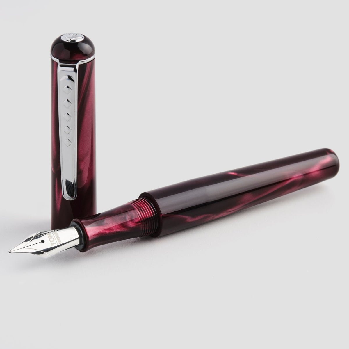 Tom Hessin Charles "Castle Claret" Fountain Pen - Pen Boutique Ltd