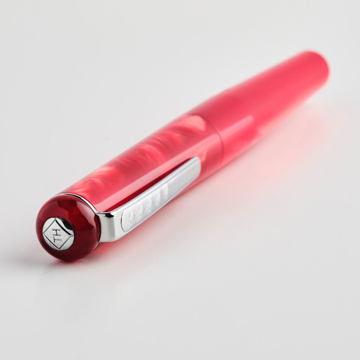 Tom Hessin Charles Fountain Pen – Exhibition Red - Pen Boutique Ltd