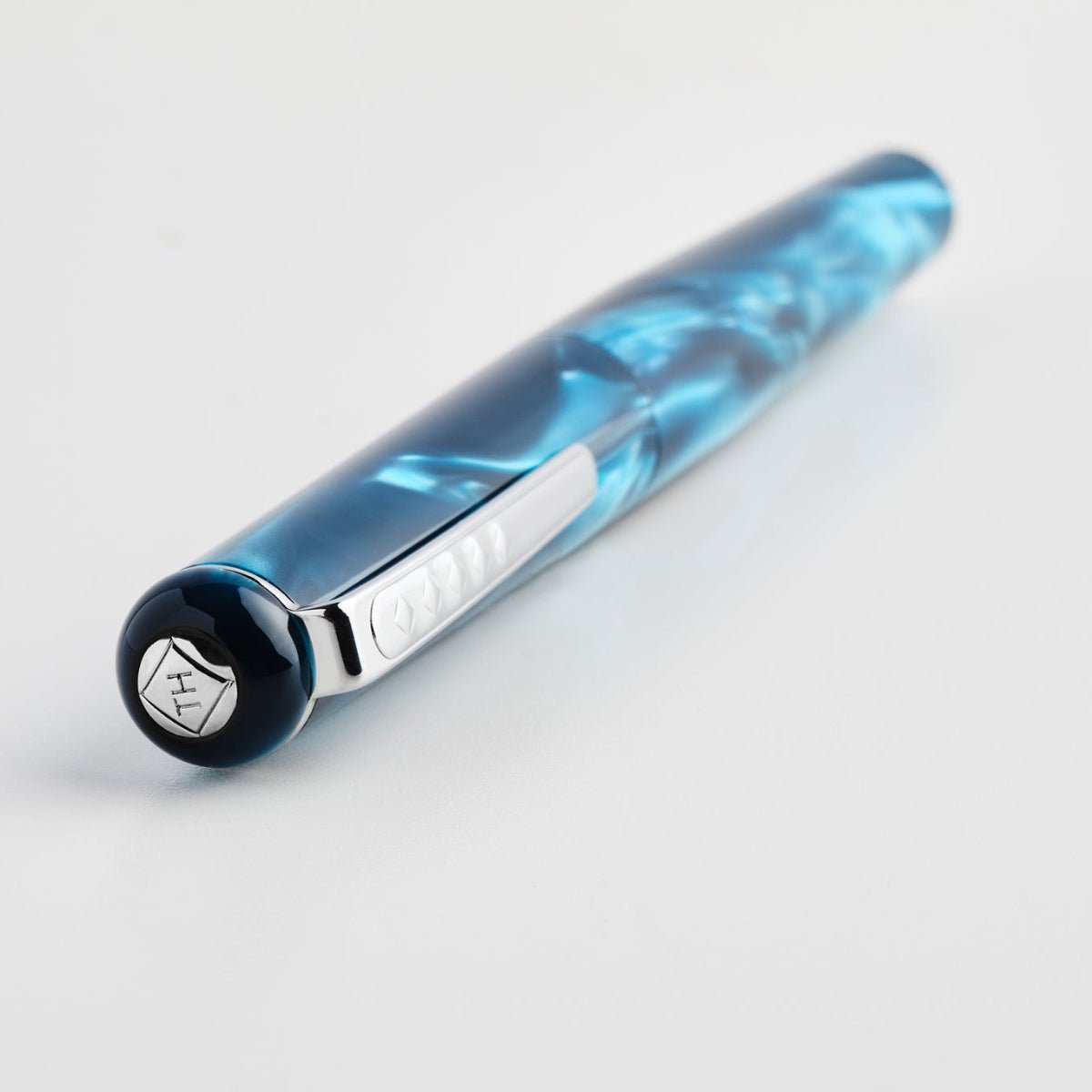 Tom Hessin Charles Fountain Pen – Thames Blue - Pen Boutique Ltd