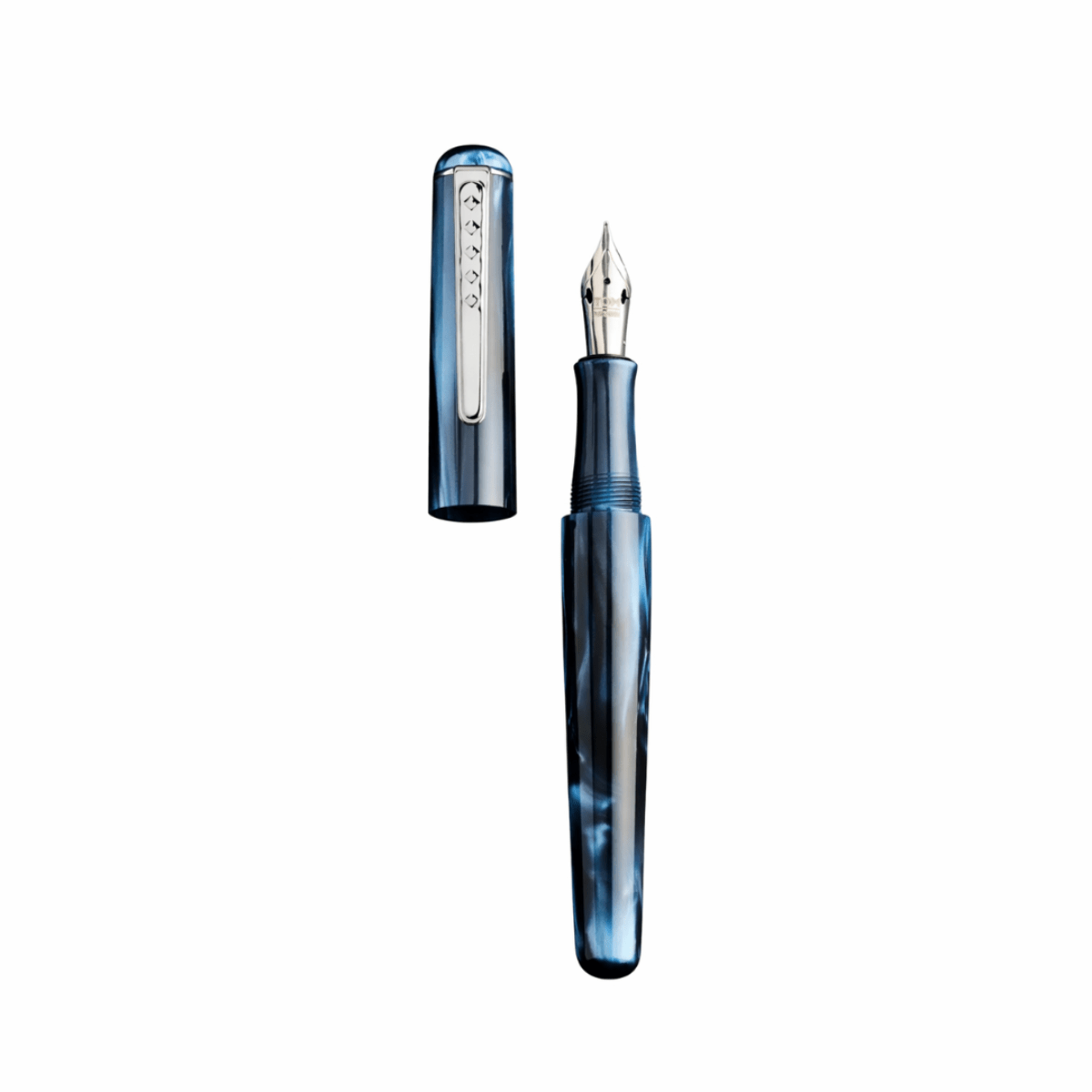 Tom Hessin Charles "Signature Blue" Fountain Pen - Pen Boutique Ltd