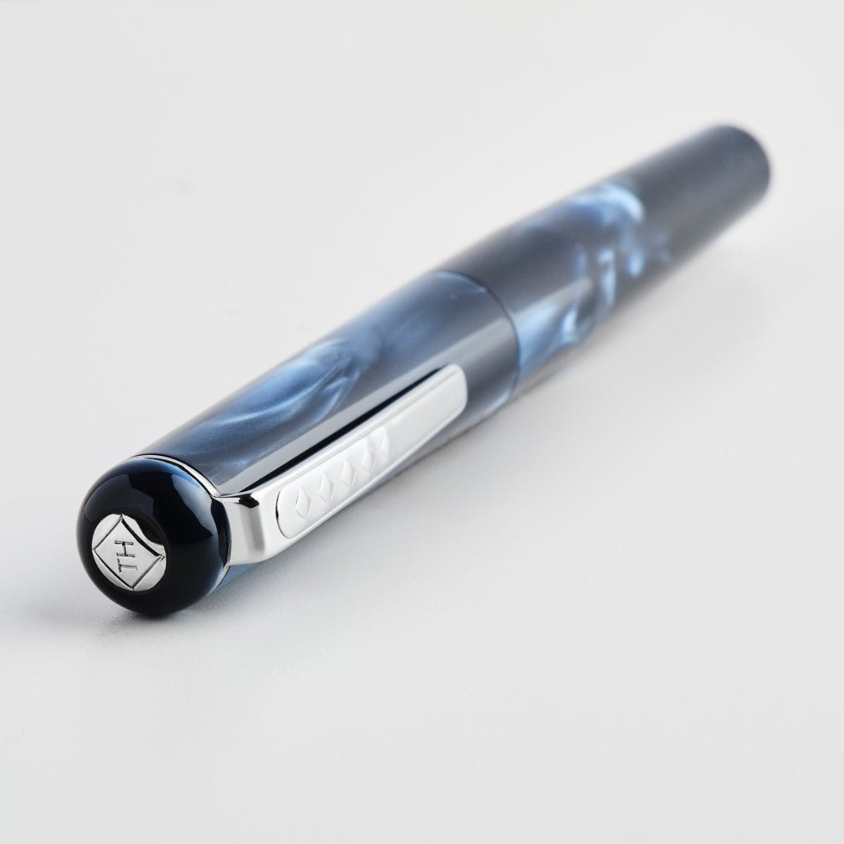 Tom Hessin Charles "Signature Blue" Fountain Pen - Pen Boutique Ltd