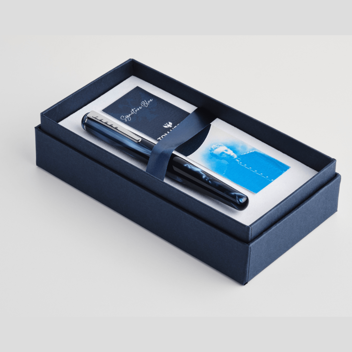 Tom Hessin Charles "Signature Blue" Fountain Pen - Pen Boutique Ltd