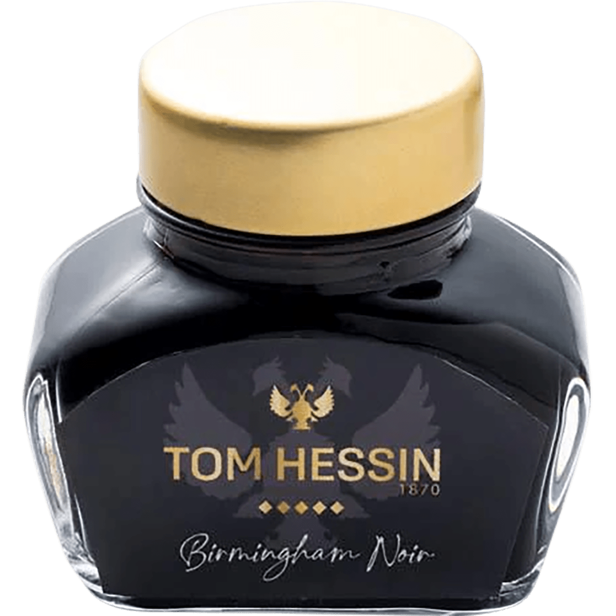 Tom Hessin Ink Bottle – Birmingham Noir Black - 30ml - Pen Boutique Ltd