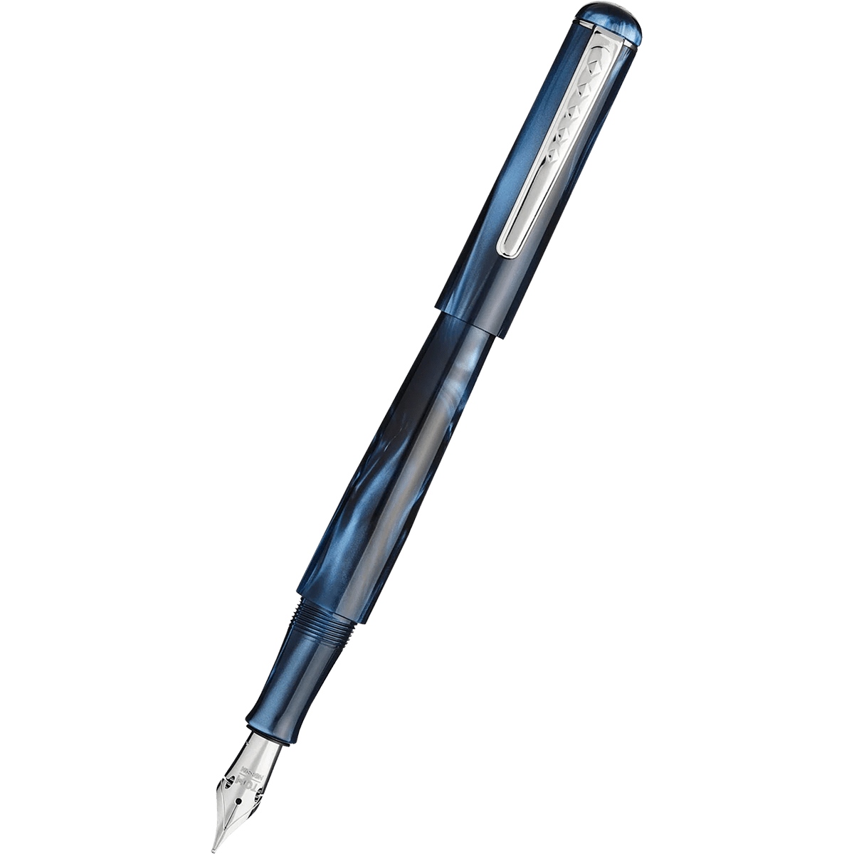 Tom Hessin Charles "Signature Blue" Fountain Pen - Pen Boutique Ltd