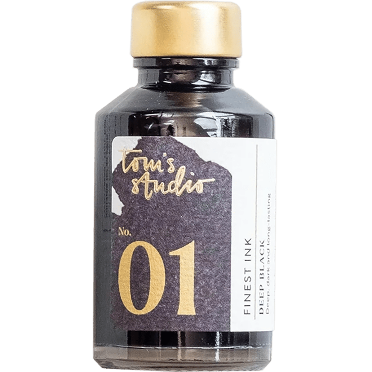 Tom's Studio Ink Bottles - 01 Deep Black - 50ml - Pen Boutique Ltd