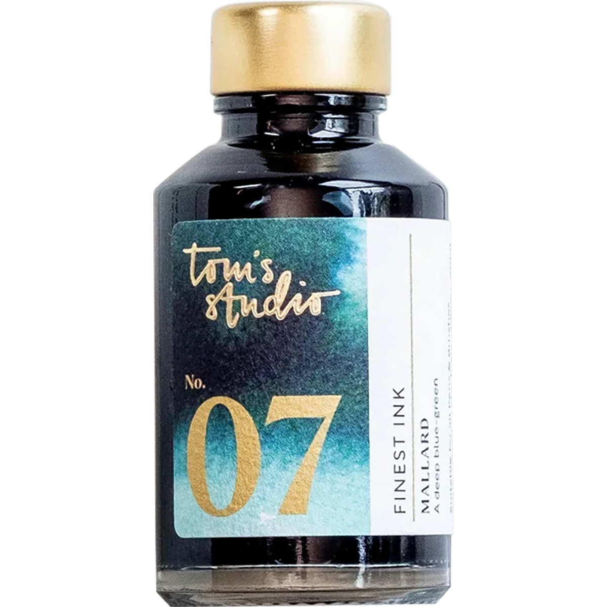 Tom's Studio Ink Bottles - 07 Mallard - 50ml - Pen Boutique Ltd