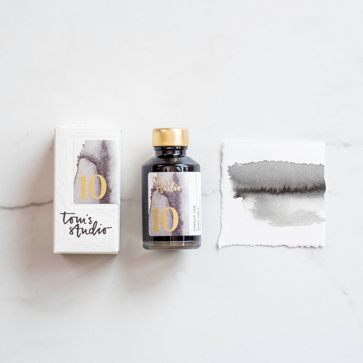 Tom's Studio Ink Bottles - 10 Dove Grey - 50ml-Pen Boutique Ltd