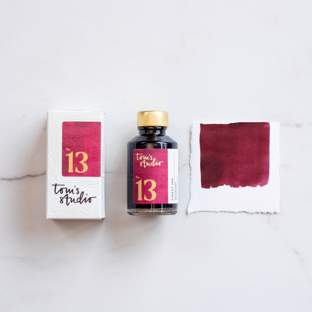Tom's Studio Ink Bottles - 13 Mulberry - 50ml - Pen Boutique Ltd